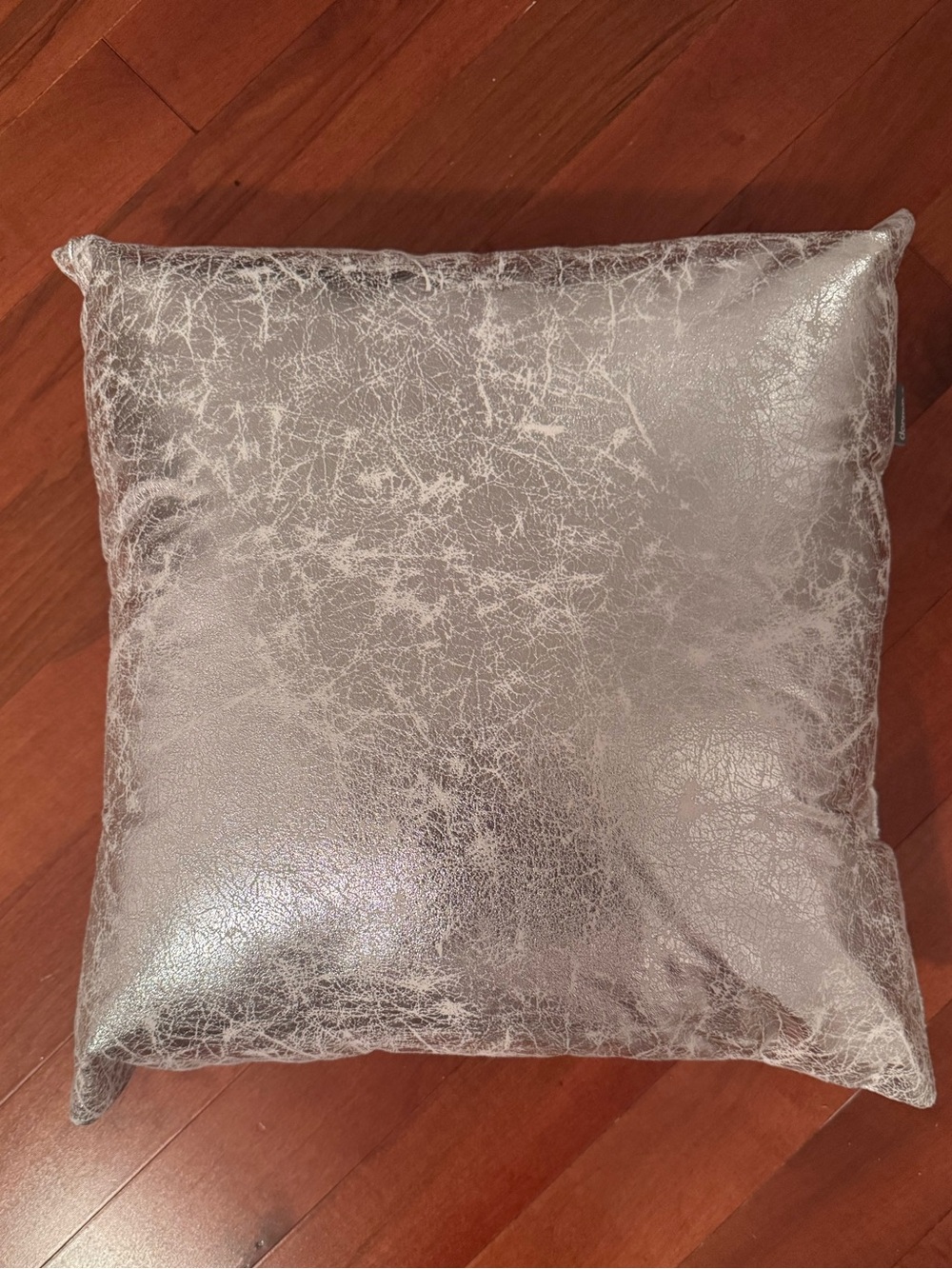 Dormify Silver Crackle Throw Pillow